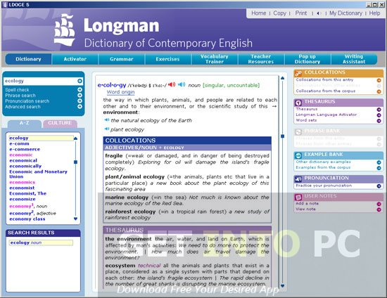 dictionary longman free